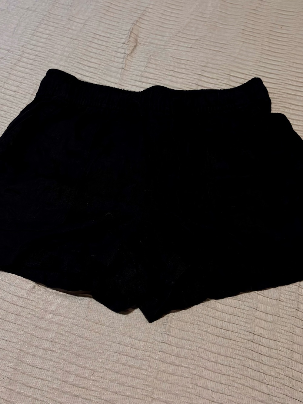 GAP Black Drawstring Linen Shorts - Picture 2 of 5